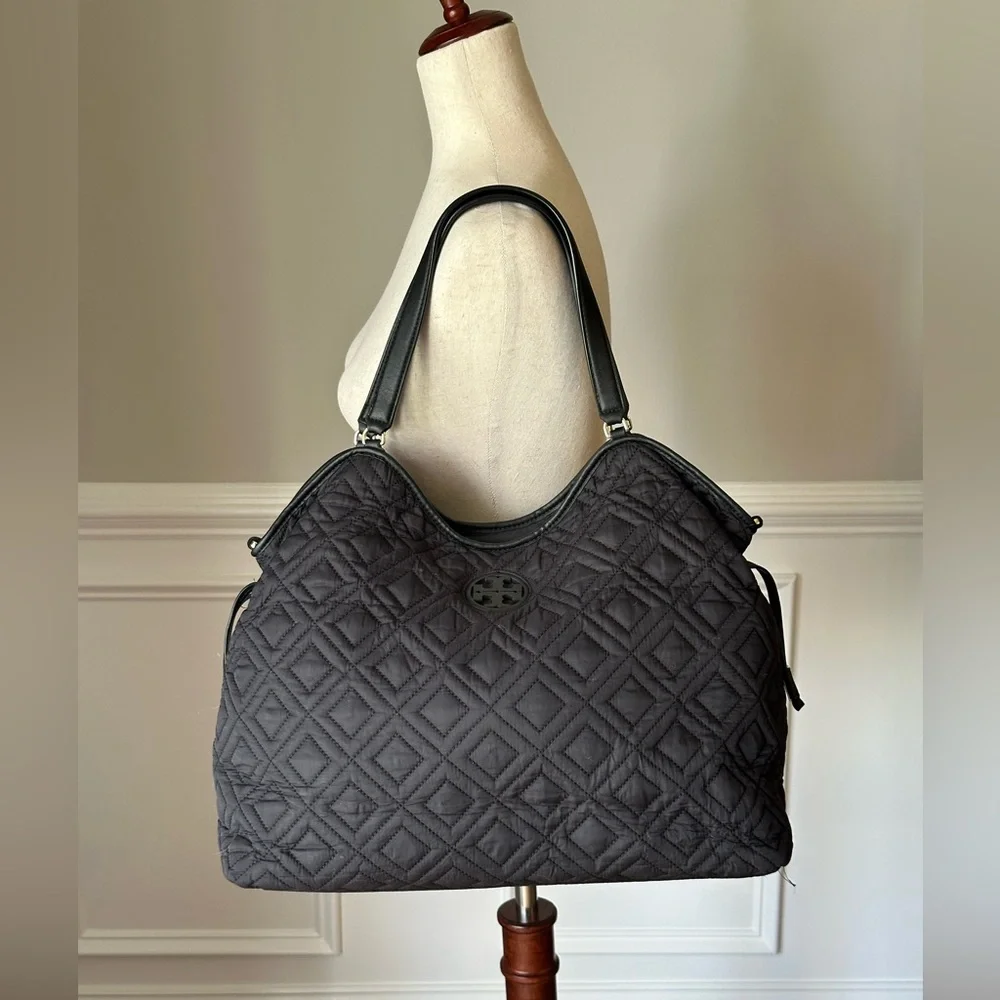 Tory Burch Marion Slouchy Quilted Baby Diaper Bag